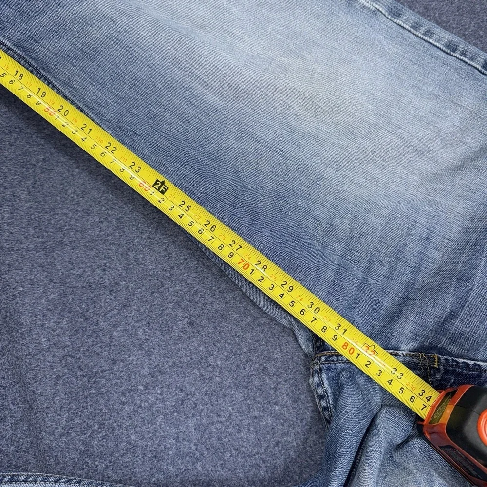 Levis Jeans 36x32 Blue 569 Loose Straight Wide Leg Baggy Fade Street Skater